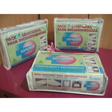 Pack 4 prendas sanitarias reutilizables para incontinencia